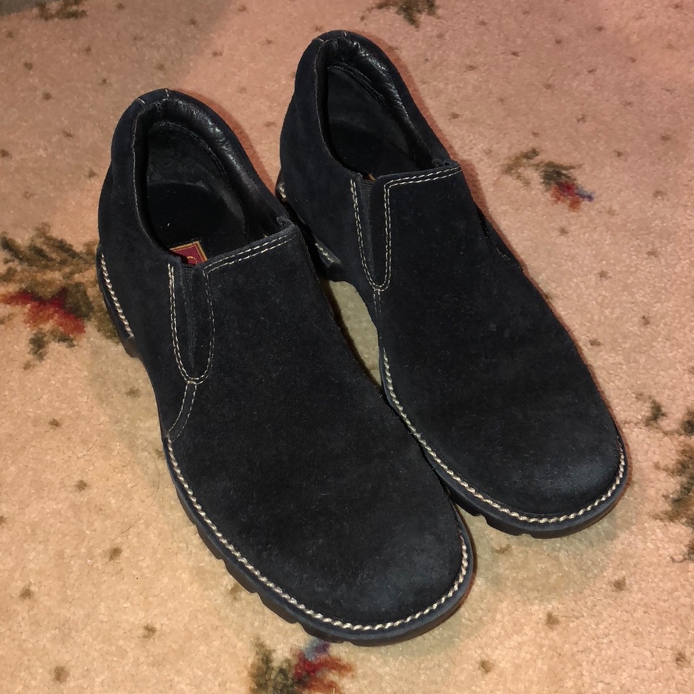 Cole Haan Country Black Waterproof Suede Loafers